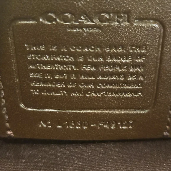 EUC Coach Ella Hobo With Starbursts Crystals And Rivets With New Coach Dusty - Picture 4 of 12